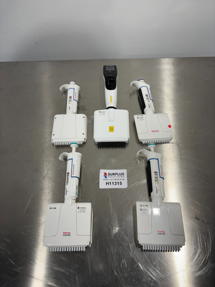 Image of Thermo Scientific Finnpipette F1 Pipettes x5